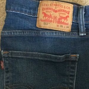 Men’s Levi’s 512 jeans 31x34